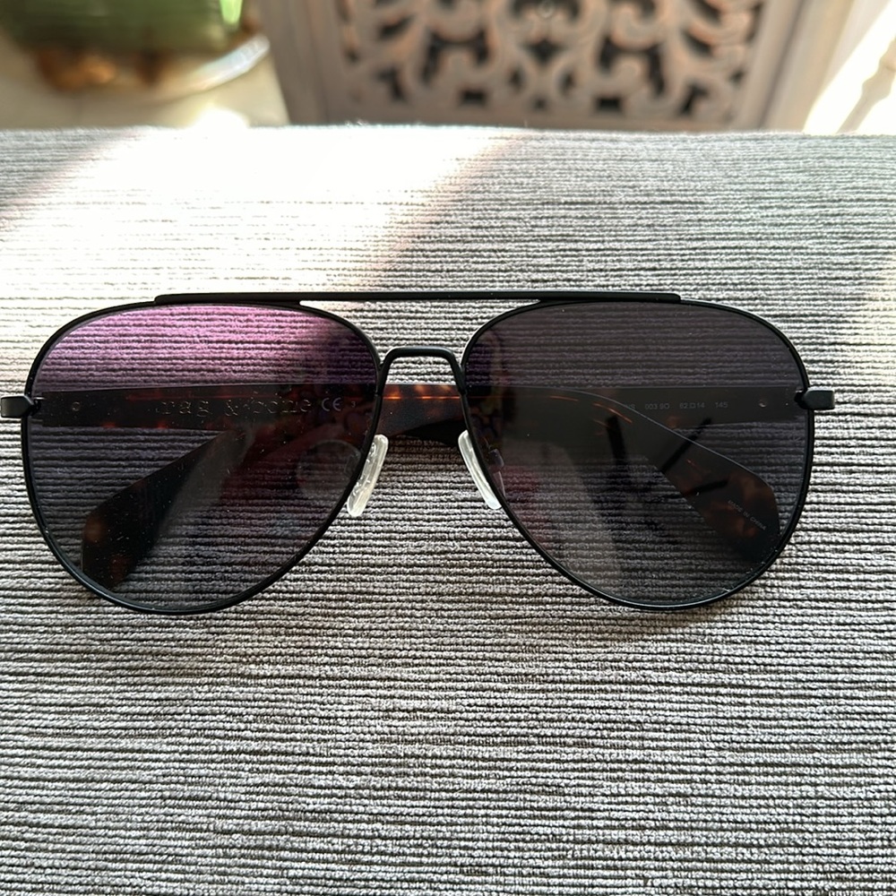 New Rag & Bone aviator sunglasses